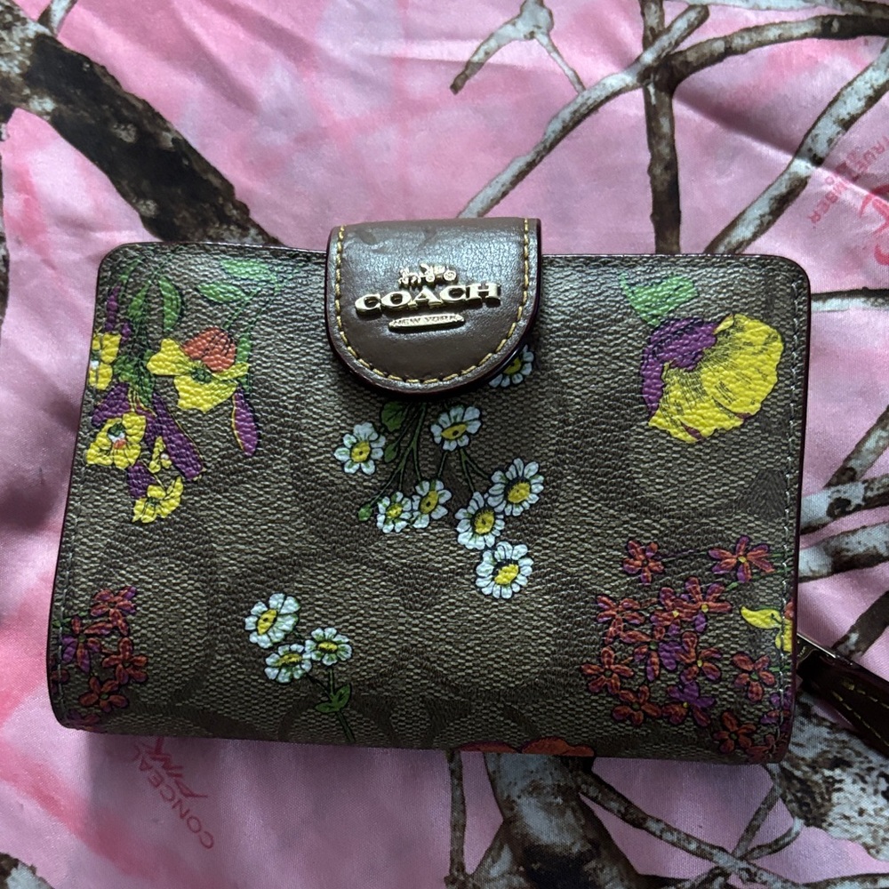 Coach Multicolor Floral Wallet